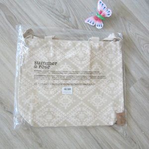 NWT - Summer & Rose - Redwood Canvas Tote - Beige Colored - SOLD OUT ELSEWHERE!